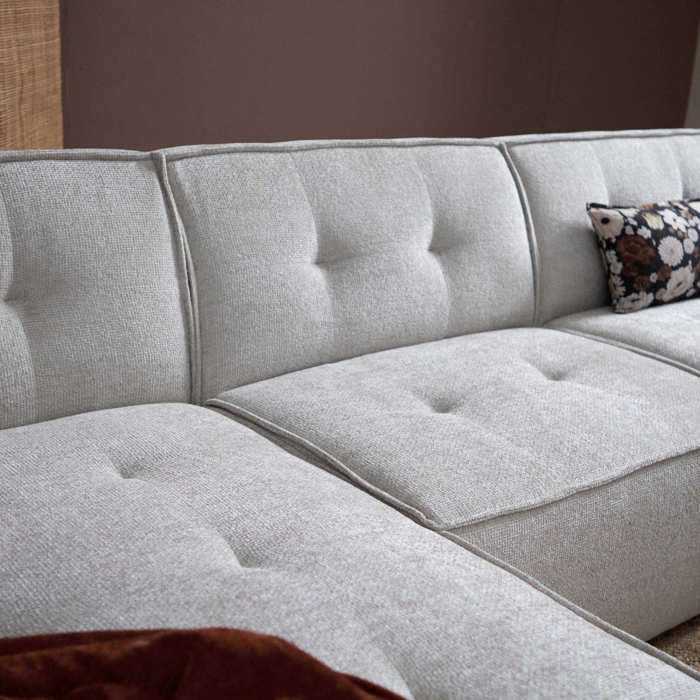 PEPP interiors Bank FLOW met chaise longue links - Majestic 603